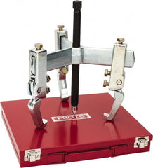 Proto - 12" Spread, 10 Ton Capacity, Puller - 10-1/4" Long, For Bearings, Gears & Pulleys - Exact Tooling