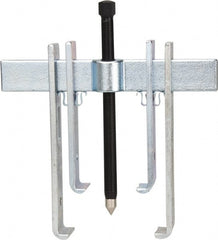 Proto - 10" Spread, 10 Ton Capacity, Puller - 10-1/4" Long, For Bearings, Gears & Pulleys - Exact Tooling