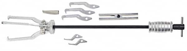 Proto - 10 Piece, 7" Spread, Hammer Puller Set - 3 Jaws, 6" Reach - Exact Tooling