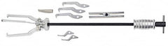 Proto - 10 Piece, 7" Spread, Hammer Puller Set - 3 Jaws, 6" Reach - Exact Tooling