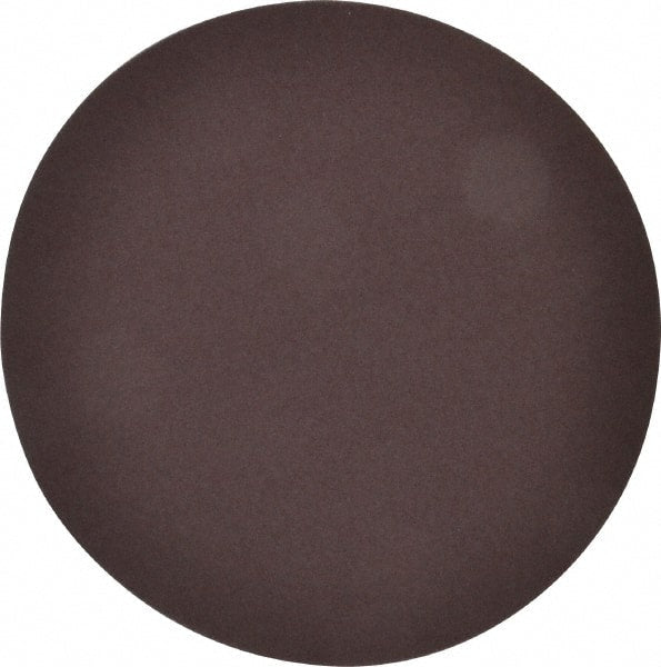 Norton - 8" Diam, 120 Grit Aluminum Oxide Adhesive PSA Disc - Medium Grade, Brown, X Weighted Backing, Flexible - Exact Tooling