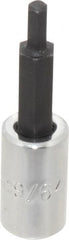 Proto - 1/4" Drive, 9/64" Hex Bit Socket - 1-7/8" OAL, 1" Bit Length - Exact Tooling
