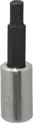 Proto - 1/4" Drive, 3/16" Hex Bit Socket - 1-7/8" OAL, 1" Bit Length - Exact Tooling
