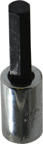 Proto - 1/4" Drive, 1/4" Hex Bit Socket - 1-7/8" OAL, 1" Bit Length - Exact Tooling