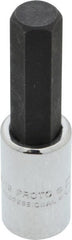 Proto - 1/4" Drive, 5/16" Hex Bit Socket - 1-7/8" OAL, 1" Bit Length - Exact Tooling