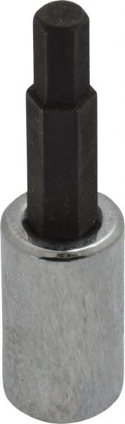 Proto - 1/4" Drive, 5mm Hex Bit Socket - 1-7/8" OAL, 1" Bit Length - Exact Tooling
