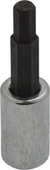 Proto - 1/4" Drive, 5mm Hex Bit Socket - 1-7/8" OAL, 1" Bit Length - Exact Tooling