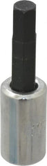 Proto - 1/4" Drive, 6mm Hex Bit Socket - 1-7/8" OAL, 1" Bit Length - Exact Tooling