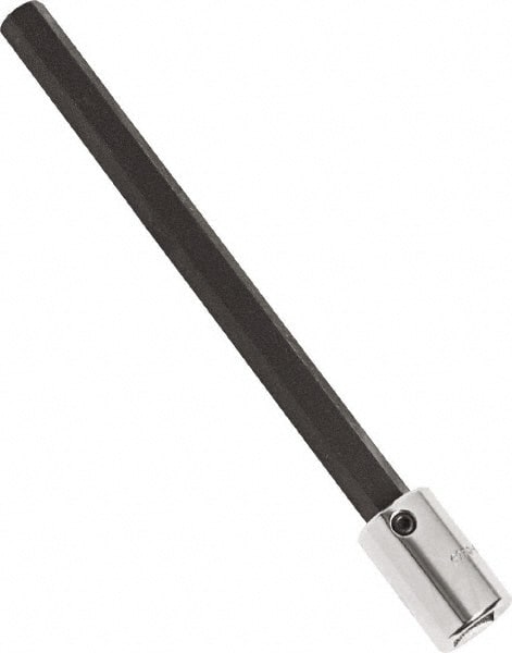 Proto - 3/8" Drive, 1/4" Hex Bit Socket - 6-3/32" OAL, 5" Bit Length, Long Hex Bit Socket - Exact Tooling