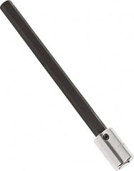 Proto - 3/8" Drive, 1/4" Hex Bit Socket - 6-3/32" OAL, 5" Bit Length, Long Hex Bit Socket - Exact Tooling