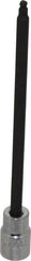 Proto - 3/8" Drive, 5/32" Hex Bit Socket - 6-3/32" OAL, 5" Bit Length, Long Ball End Hex Bit Socket - Exact Tooling
