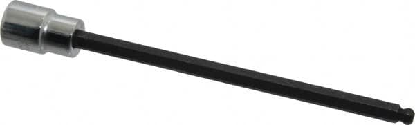 Proto - 3/8" Drive, 7/32" Hex Bit Socket - 6-3/32" OAL, 5" Bit Length, Long Ball End Hex Bit Socket - Exact Tooling