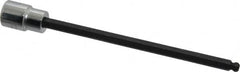 Proto - 3/8" Drive, 7/32" Hex Bit Socket - 6-3/32" OAL, 5" Bit Length, Long Ball End Hex Bit Socket - Exact Tooling