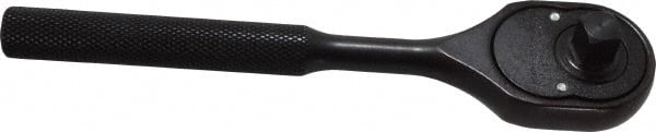 Proto - 3/8" Drive Pear Head Ratchet - Black Oxide Finish, 7" OAL, 24 Gear Teeth - Exact Tooling