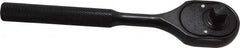 Proto - 3/8" Drive Pear Head Ratchet - Black Oxide Finish, 7" OAL, 24 Gear Teeth - Exact Tooling