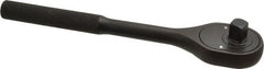 Proto - 1/2" Drive Pear Head Standard Ratchet - Black Oxide Finish, 10" OAL, 24 Gear Teeth, Standard Head - Exact Tooling