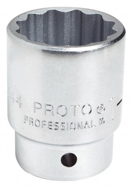 Blackhawk by Proto - 3/4" Drive, Standard Hand Socket - 12 Points, 2-45/64" OAL, Alloy Steel, Black Finish - Exact Tooling
