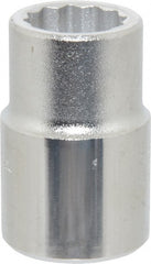Proto - 3/4", 3/4" Drive, Standard Hand Socket - 12 Points, 2" OAL, Chrome Finish - Exact Tooling