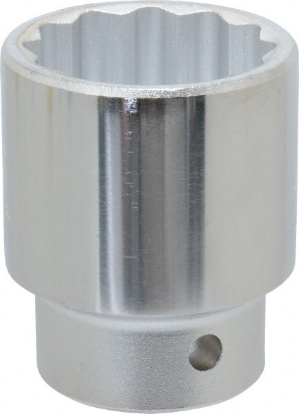 Proto - 1-1/2", 3/4" Drive, Standard Hand Socket - 12 Points, 2-13/32" OAL, Chrome Finish - Exact Tooling