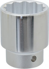 Proto - 1-1/2", 3/4" Drive, Standard Hand Socket - 12 Points, 2-13/32" OAL, Chrome Finish - Exact Tooling