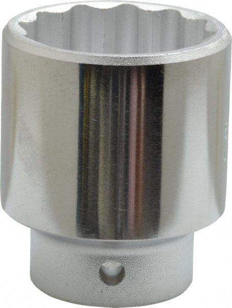 Proto - 3/8" Drive, Standard Hand Socket - 12 Points, 2-1/8" OAL, Chrome Finish - Exact Tooling
