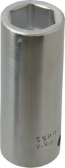 Proto - 7/8", 3/4" Drive, Deep Hand Socket - 6 Points, 3-1/2" OAL, Chrome Finish - Exact Tooling