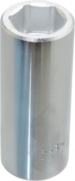Proto - 15/16", 3/4" Drive, Deep Hand Socket - 6 Points, 3-1/2" OAL, Chrome Finish - Exact Tooling