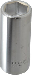 Proto - 1", 3/4" Drive, Deep Hand Socket - 6 Points, 3-1/2" OAL, Chrome Finish - Exact Tooling