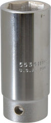 Proto - 1-1/16", 3/4" Drive, Deep Hand Socket - 6 Points, 3-1/2" OAL, Chrome Finish - Exact Tooling