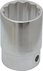 Proto - 3/4" Drive, Standard Hand Socket - 12 Points, 2-7/32" OAL, Chrome Finish - Exact Tooling