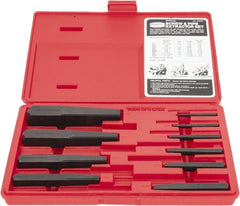 Proto - 10 Piece Screw Extractor Set - Screw Range 3/16 to 2" - Exact Tooling