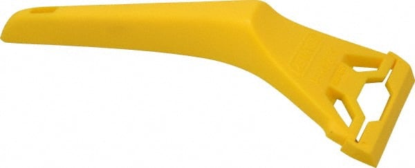 Stanley - Stiff 1-Edge Scraper - 2-7/16" Blade Width x 2-7/16" Blade Length, Plastic Handle - Exact Tooling