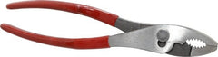 Proto - 9-9/16" OAL, 2-3/8" Jaw Length, 1-7/16" Jaw Width, Combination Slip Joint Pliers - Regular Nose Head, Standard Tool, Wire Cutting Shear - Exact Tooling