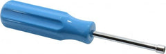 Proto - 5mm Solid Shaft Nutdriver - Plastic Handle, 6-3/4" OAL - Exact Tooling