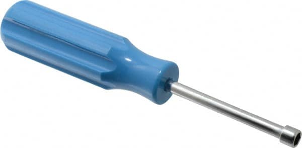 Proto - 6mm Solid Shaft Nutdriver - Plastic Handle, 6-3/4" OAL - Exact Tooling