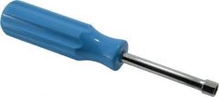 Proto - 7mm Solid Shaft Nutdriver - Plastic Handle, 6-3/4" OAL - Exact Tooling