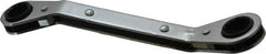 Proto - 1/2" x 9/16" 12 Point Reversible Ratcheting Offset Box Wrench - Double End, 6-1/2" OAL, Steel, 25° Offset - Exact Tooling