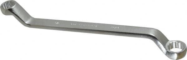 Proto - 5/8" x 11/16" 12 Point Offset Box Wrench - Double End, 10-1/4" OAL, Steel, 60° Offset - Exact Tooling