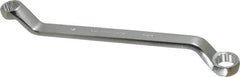 Proto - 5/8" x 11/16" 12 Point Offset Box Wrench - Double End, 10-1/4" OAL, Steel, 60° Offset - Exact Tooling