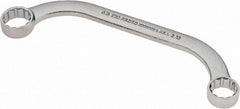 Proto - 9/16" x 5/8" 12 Point Obstruction Box Wrench - Double End, 6-5/8" OAL, Steel - Exact Tooling