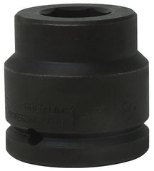 Proto - 1-1/2" Drive 4-3/16" Standard Impact Socket - 6 Points, 5-3/4" OAL - Exact Tooling