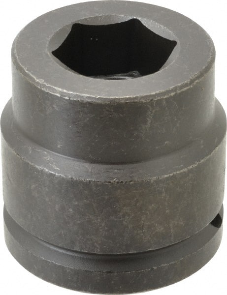 Proto - 1-1/2" Drive 1-1/2" Standard Impact Socket - 6 Points, 3-1/8" OAL - Exact Tooling