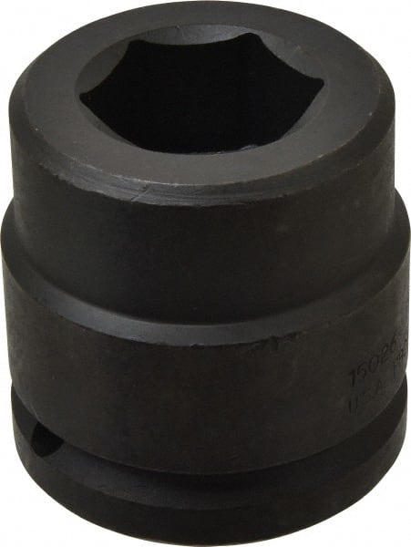 Proto - 1-1/2" Drive 1-5/8" Standard Impact Socket - 6 Points, 3-1/8" OAL - Exact Tooling
