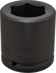 Proto - 1-1/2" Drive 2-1/4" Standard Impact Socket - 6 Points, 3-3/4" OAL - Exact Tooling