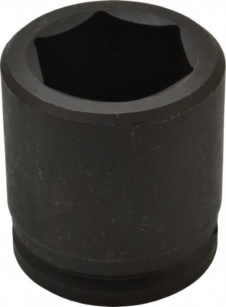 Proto - 1-1/2" Drive 2-1/2" Standard Impact Socket - 6 Points, 4" OAL - Exact Tooling