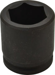 Proto - 1-1/2" Drive 2-1/2" Standard Impact Socket - 6 Points, 4" OAL - Exact Tooling