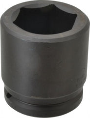 Proto - 1-1/2" Drive 2-9/16" Standard Impact Socket - 6 Points, 4" OAL - Exact Tooling