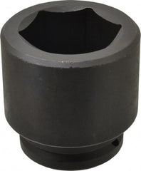 Proto - 1-1/2" Drive 3" Standard Impact Socket - 6 Points, 4-1/2" OAL - Exact Tooling