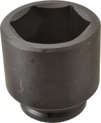 Proto - 1-1/2" Drive 3-1/2" Standard Impact Socket - 6 Points, 4-31/32" OAL - Exact Tooling