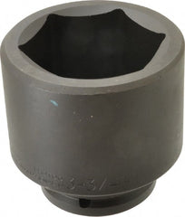 Proto - 1-1/2" Drive 3-3/4" Standard Impact Socket - 6 Points, 5" OAL - Exact Tooling